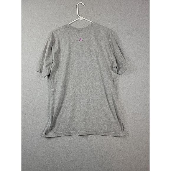 NWT Jordan Jump Man Gray Purple Blue Big Logo SS T Shirt Men's Large - Picture 6 of 12